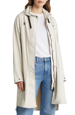 Ilse Jacobsen Hooded Raincoat in Milk Creme