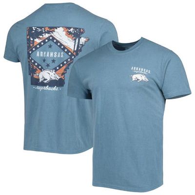 IMAGE ONE Men's Blue Arkansas Razorbacks Hyperlocal T-Shirt