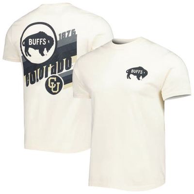 IMAGE ONE Men's Cream Colorado Buffaloes Vault Vintage Comfort Color T-Shirt