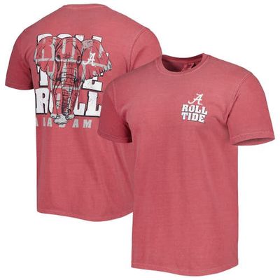 IMAGE ONE Men's Crimson Alabama Crimson Tide Hyperlocal T-Shirt