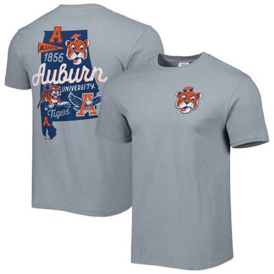 IMAGE ONE Men's Graphite Auburn Tigers Vault State Comfort T-Shirt