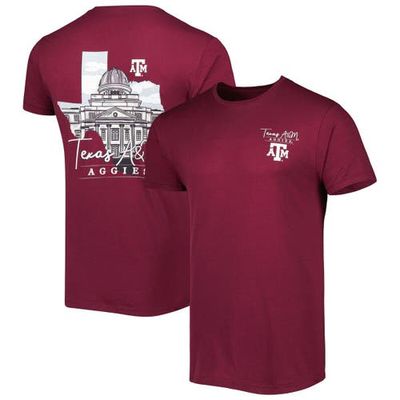 IMAGE ONE Men's Maroon Texas A & M Aggies Hyperlocal T-Shirt