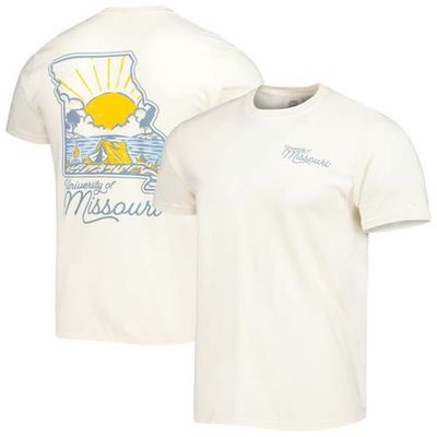 IMAGE ONE Men's Natural Missouri Tigers Lake Life Comfort Color T-Shirt