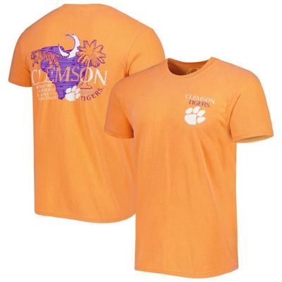 IMAGE ONE Men's Orange Clemson Tigers Hyperlocal T-Shirt in Burnt Orange