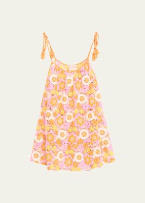 Imani Floral Crochet Mini Dress