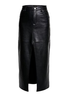 Imogen Recycled Leather Skirt