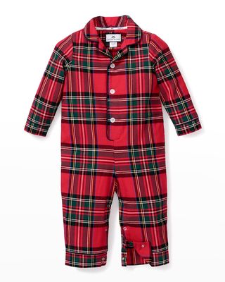Imperial Tartan Plaid Pajama Coverall, Size 0-24 Months
