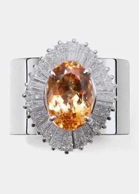 Imperial Topaz and Diamond Revive Ring, Size 50