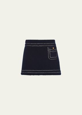 Impunture Mini Cashmere Skirt