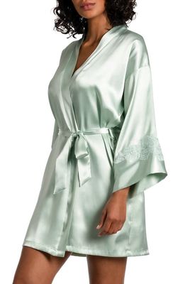 In Bloom by Jonquil Adore You Satin Wrap in Celadon