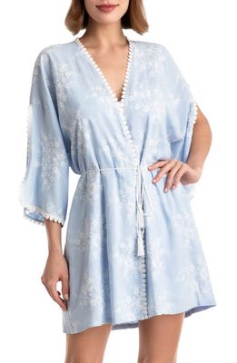 In Bloom by Jonquil Bird Song Embroidered Short Robe in Ltperi