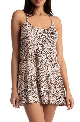 In Bloom by Jonquil Tangalle Leopard Print Chemise in Natural