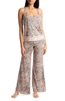 In Bloom by Jonquil Tangalle Leopard Print Pajamas in Natural