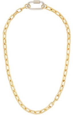 IN GOLD WE TRUST PARIS Gold Chain Link Necklace