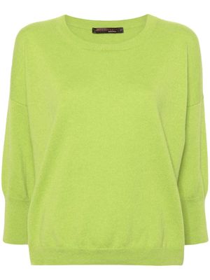 Incentive! Cashmere crew-neck cashmere jumper - Green