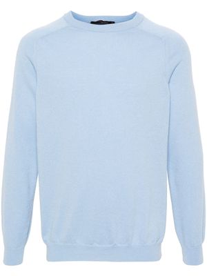 Incentive! Cashmere fine-knit cashmere jumper - Blue