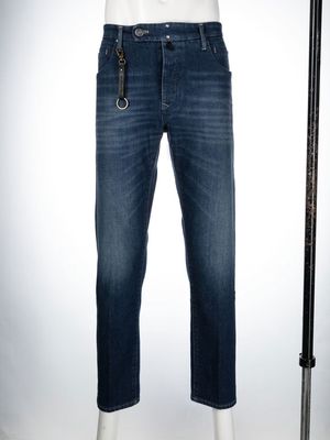 Incotex charm-detail slim-cut jeans - Blue