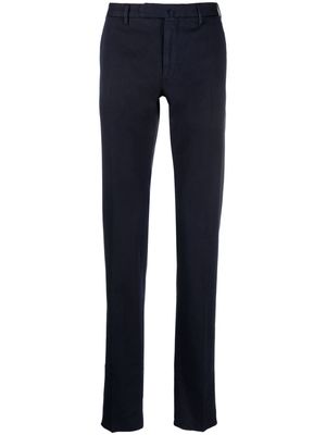 Incotex concealed-fastening tailored trousers - Blue