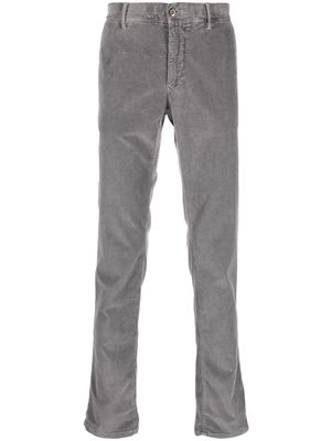 Incotex corduroy slim-cut leg trousers - Grey