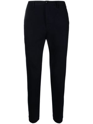 Incotex cotton-blend tapered trousers - Blue