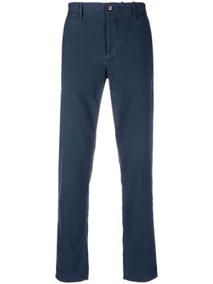 Incotex cotton straight-leg trousers - Blue