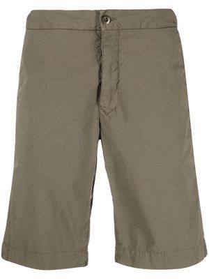 Incotex elasticated-waist four-pocket shorts - Green