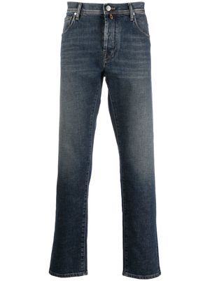 Incotex faded straight-leg jeans - Blue