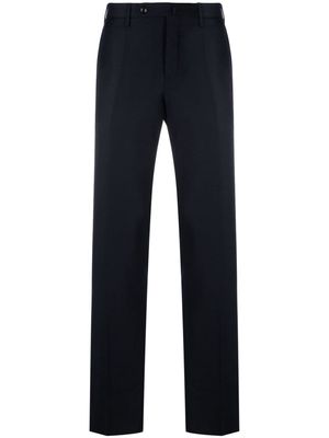 Incotex high-waist virgin-wool tailored trousers - Blue