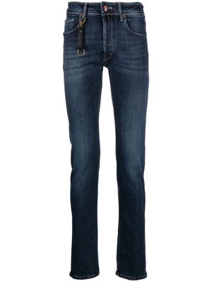 Incotex key-charm low-rise slim-fit jeans - Blue