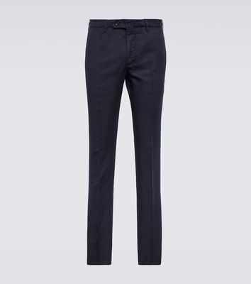 Incotex Linen and cotton chinos