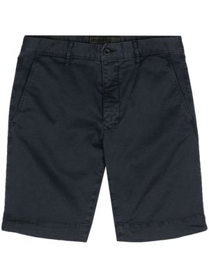 Incotex logo-embroidered shorts - Blue