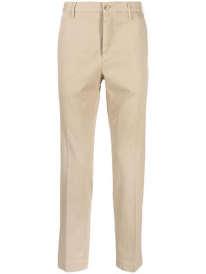 Incotex low-rise pleated chinos - Neutrals