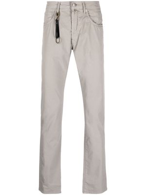 Incotex low-rise straight-leg jeans - Grey