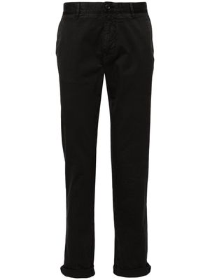 Incotex low-rise straight-leg trousers - Black