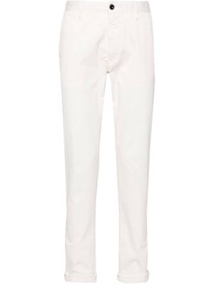 Incotex low-rise straight-leg trousers - White