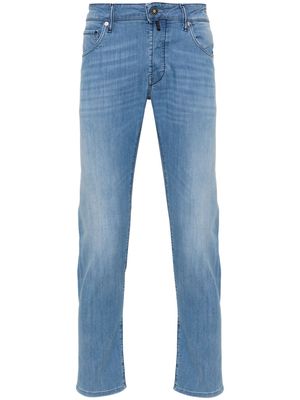 Incotex low-rise tapered jeans - Blue