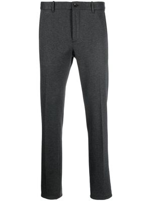Incotex mélange-effect slim-fit trousers - Grey