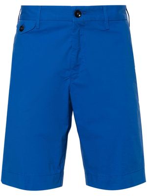 Incotex mid-rise chino shorts - Blue