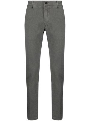 Incotex mid-rise slim-cut trousers - Grey