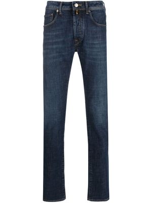 Incotex mid-rise straight jeans - Blue