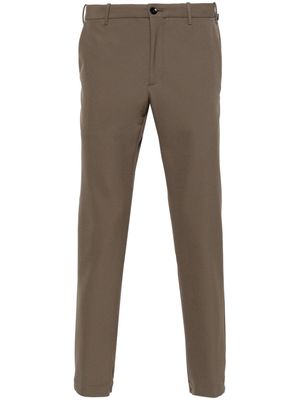 Incotex mid-rise tapered trousers - Green