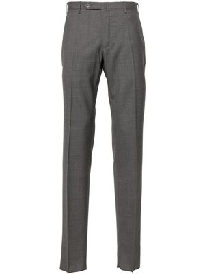 Incotex mid-rise virgin-wool tailored trousers - Grey