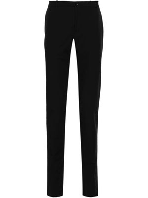 Incotex mid-waist slim-fit trousers - Black