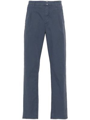 Incotex mid-waist tapered trousers - Blue