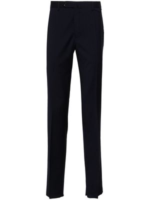 Incotex pleated virgin wool tailored trousers - Blue