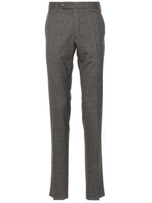 Incotex pleated virgin wool tailored trousers - Grey