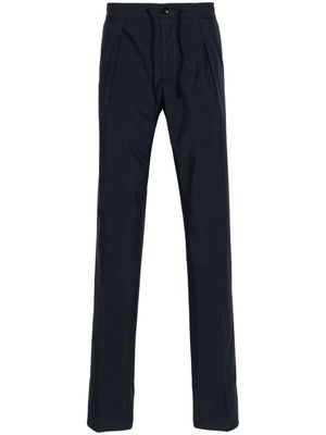 Incotex poplin tapered trousers - Blue