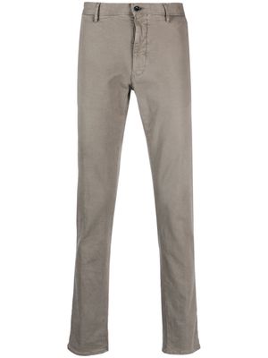 Incotex skinny-leg cotton trousers - Grey