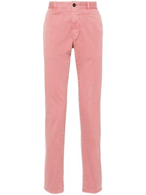 Incotex slim-cut chino trousers - Pink