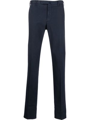 Incotex slim-fit cotton trousers - Blue